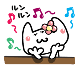 Kitty of a hat2. sticker #15048372