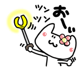 Kitty of a hat2. sticker #15048374