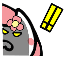 Kitty of a hat2. sticker #15048380