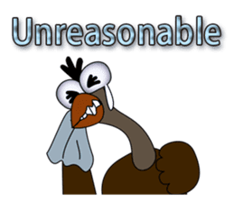 Little ostrich(English) sticker #15048922