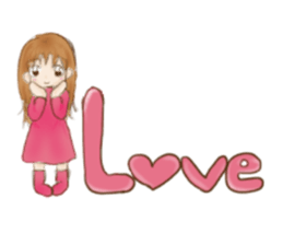 Chocolate love sticker #15048924