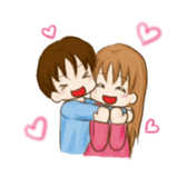 Chocolate love sticker #15048930