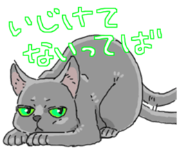 Russian Blue<Cat sticker> sticker #15048935