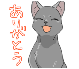 Russian Blue<Cat sticker> sticker #15048937
