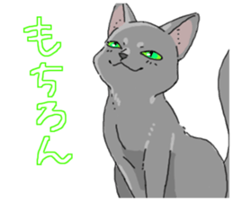 Russian Blue<Cat sticker> sticker #15048948