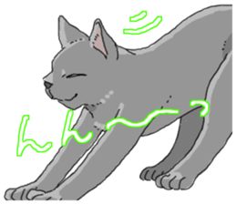 Russian Blue<Cat sticker> sticker #15048949