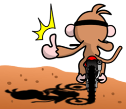 monkey rider sticker #15049014