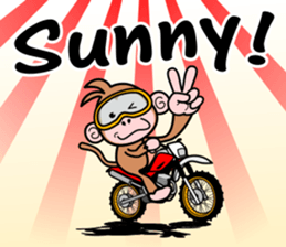 monkey rider sticker #15049015