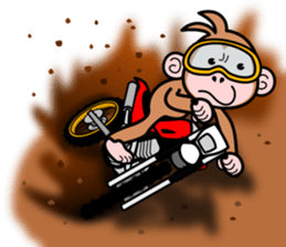 monkey rider sticker #15049016