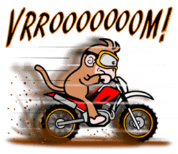 monkey rider sticker #15049017