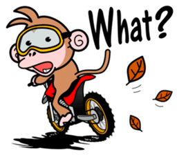 monkey rider sticker #15049020