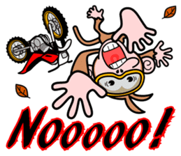 monkey rider sticker #15049023