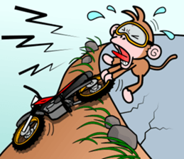 monkey rider sticker #15049029