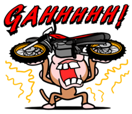 monkey rider sticker #15049030