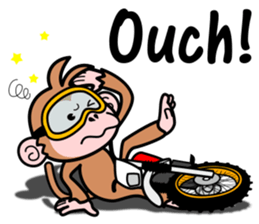 monkey rider sticker #15049035