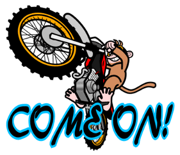 monkey rider sticker #15049044