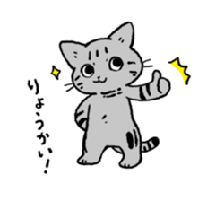 American Shorthair<Cat sticker> sticker #15049148