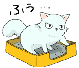 Persian<Cat sticker> sticker #15049644