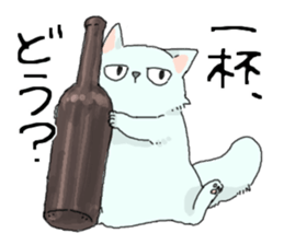 Persian<Cat sticker> sticker #15049680