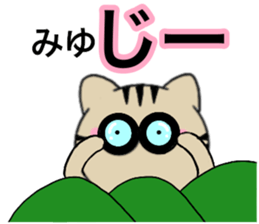 Names cat miyu sticker #15050496