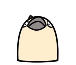 Bird's facial performance-TORI NO KAOGEI sticker #15050709