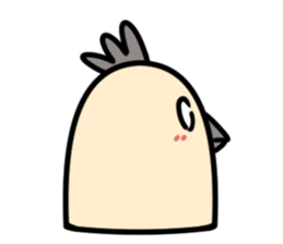 Bird's facial performance-TORI NO KAOGEI sticker #15050711