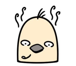 Bird's facial performance-TORI NO KAOGEI sticker #15050727