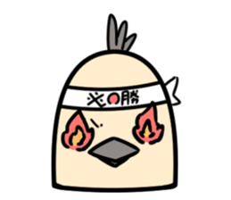 Bird's facial performance-TORI NO KAOGEI sticker #15050729