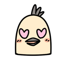 Bird's facial performance-TORI NO KAOGEI sticker #15050739