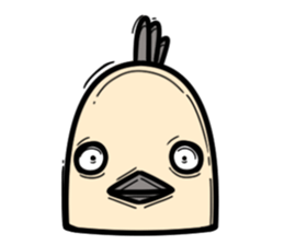 Bird's facial performance-TORI NO KAOGEI sticker #15050742