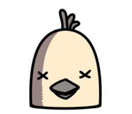 Bird's facial performance-TORI NO KAOGEI sticker #15050746