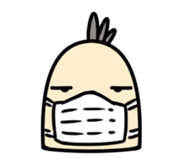 Bird's facial performance-TORI NO KAOGEI sticker #15050747