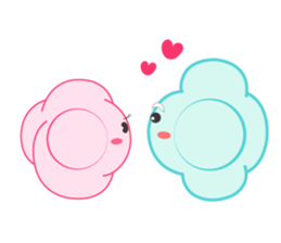 Two clouds sticker #15051027