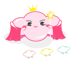 Two clouds sticker #15051032