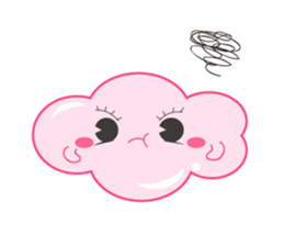 Two clouds sticker #15051044