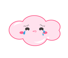 Two clouds sticker #15051046