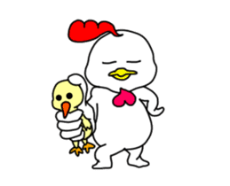 spring chicken 2 sticker #15051962