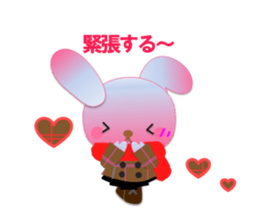 Rabbit and bear daily(Valentine) sticker #15052871