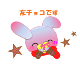 Rabbit and bear daily(Valentine) sticker #15052874