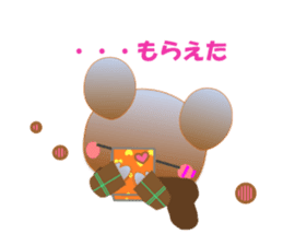 Rabbit and bear daily(Valentine) sticker #15052887