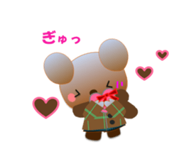 Rabbit and bear daily(Valentine) sticker #15052897