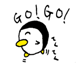ball-penguin sticker #15053034