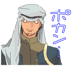 Golden cat&Japanese Boy sticker #15054107