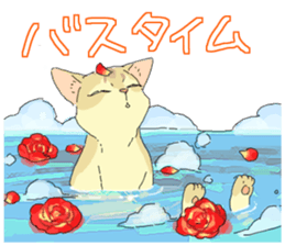 Golden cat&Japanese Boy sticker #15054128