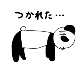 panda panda pompon sticker #15054421