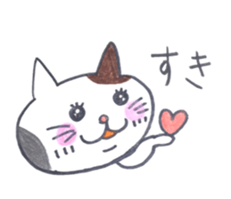 Everyday Missing MIKI cat in love3 sticker #15054773