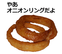 Onion ring sticker #15055309