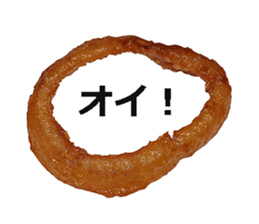 Onion ring sticker #15055326
