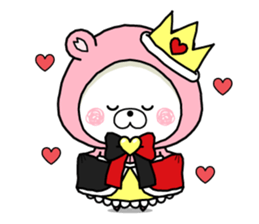 Kumapoko in Wonderland sticker #15056228