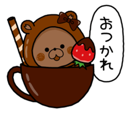 Kumapoko in Wonderland sticker #15056236